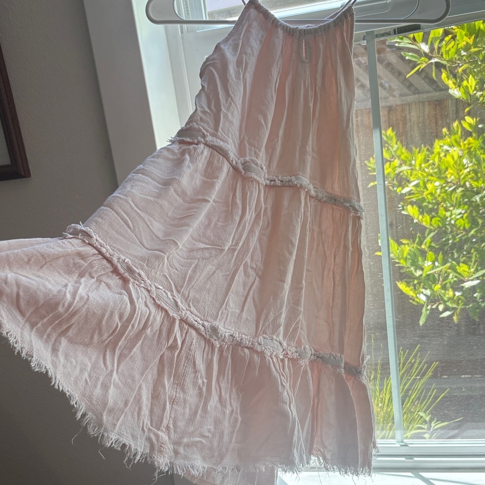Pink Tiered Sundress